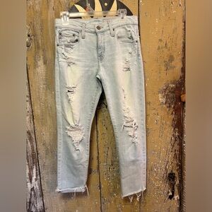 Ag-Ed Denim The ex-Boyfriend slim distress...Best jeans EVER ✨✨✨T(23)